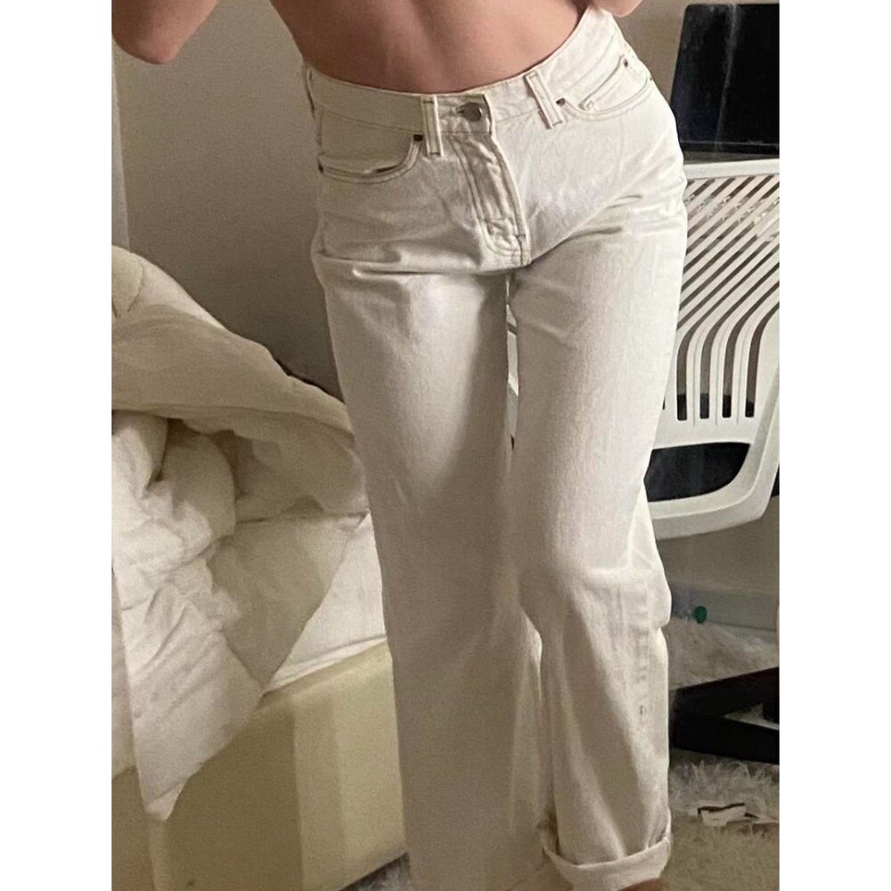 BDG Cream Straight-Leg High-Rise Jeans - Women